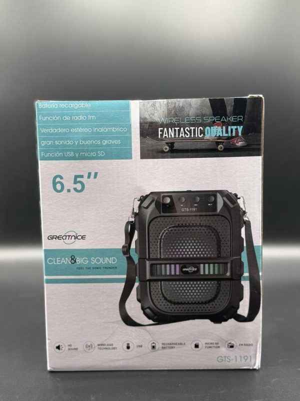 Gts-1191 10w Wireless Portable Bluetooth Speaker