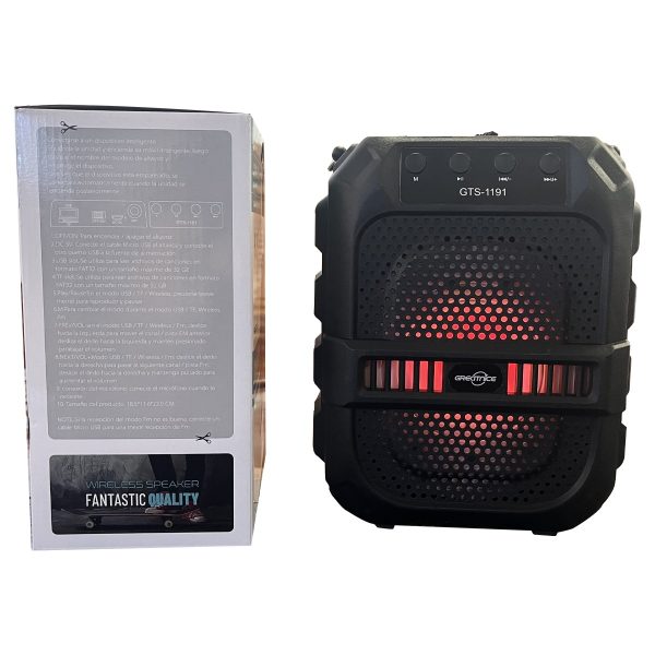 Gts-1191 10w Wireless Portable Bluetooth Speaker