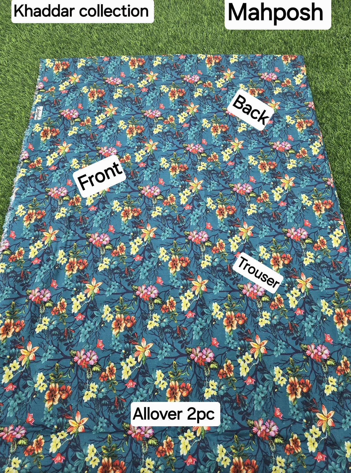 women 2pcs khaddar dress