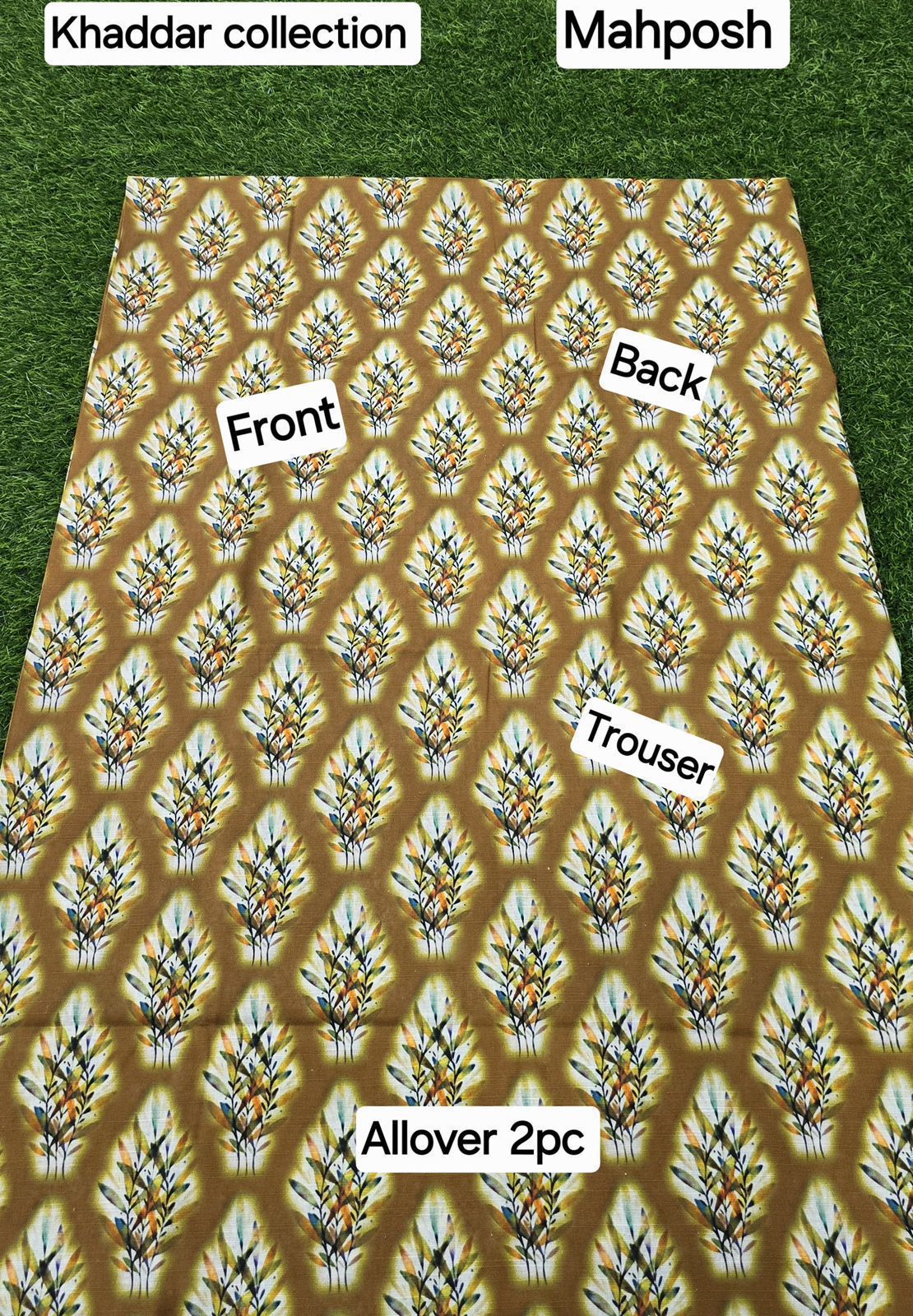 women 2pcs khaddar dress