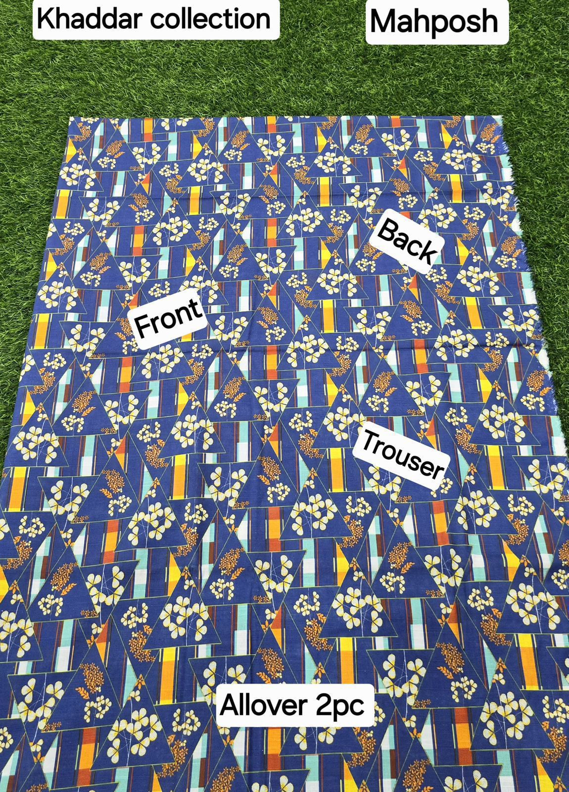 women 2pcs khaddar dress