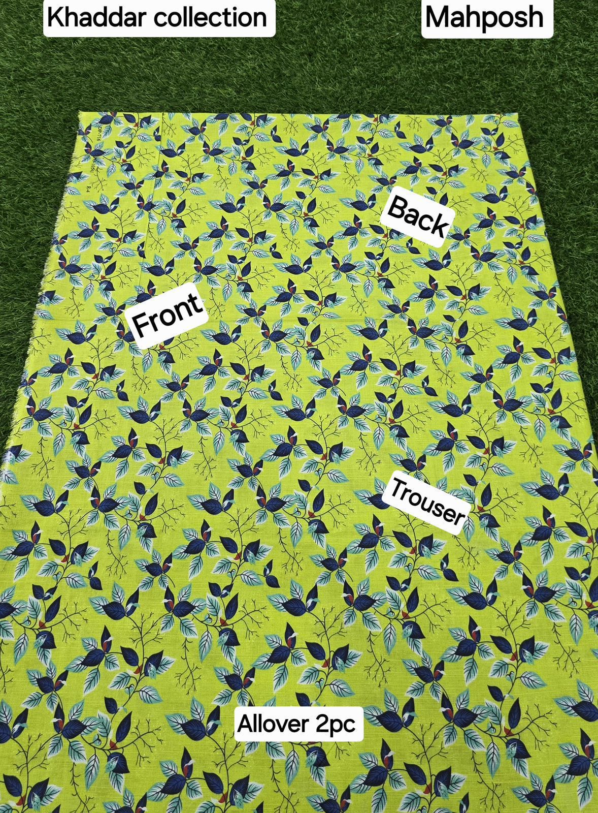 women 2pcs khaddar dress