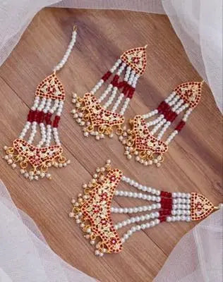 4 Pcs Beautfiul Hyderabadi Jewellery Set