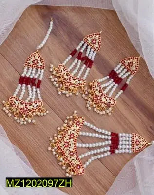 4 Pcs Beautfiul Hyderabadi Jewellery Set