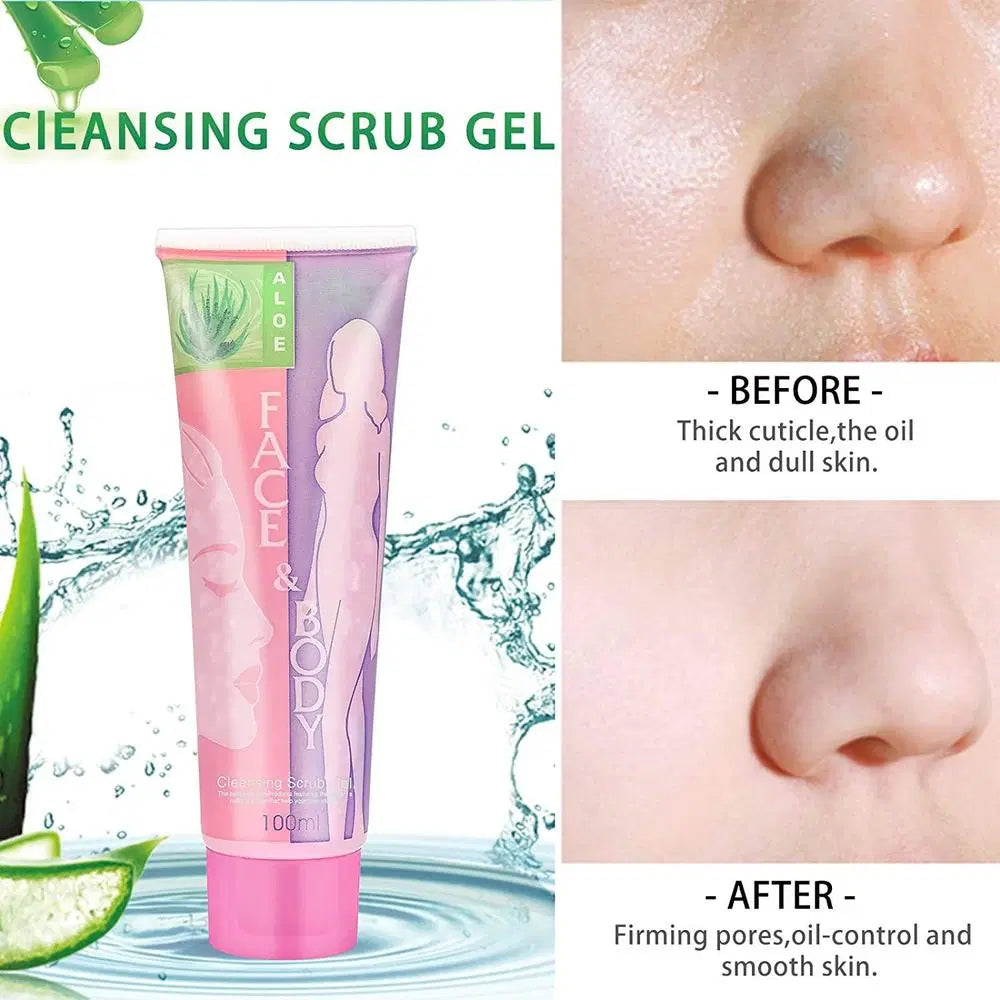 Face & Body Scrubbing Gel, 100ml